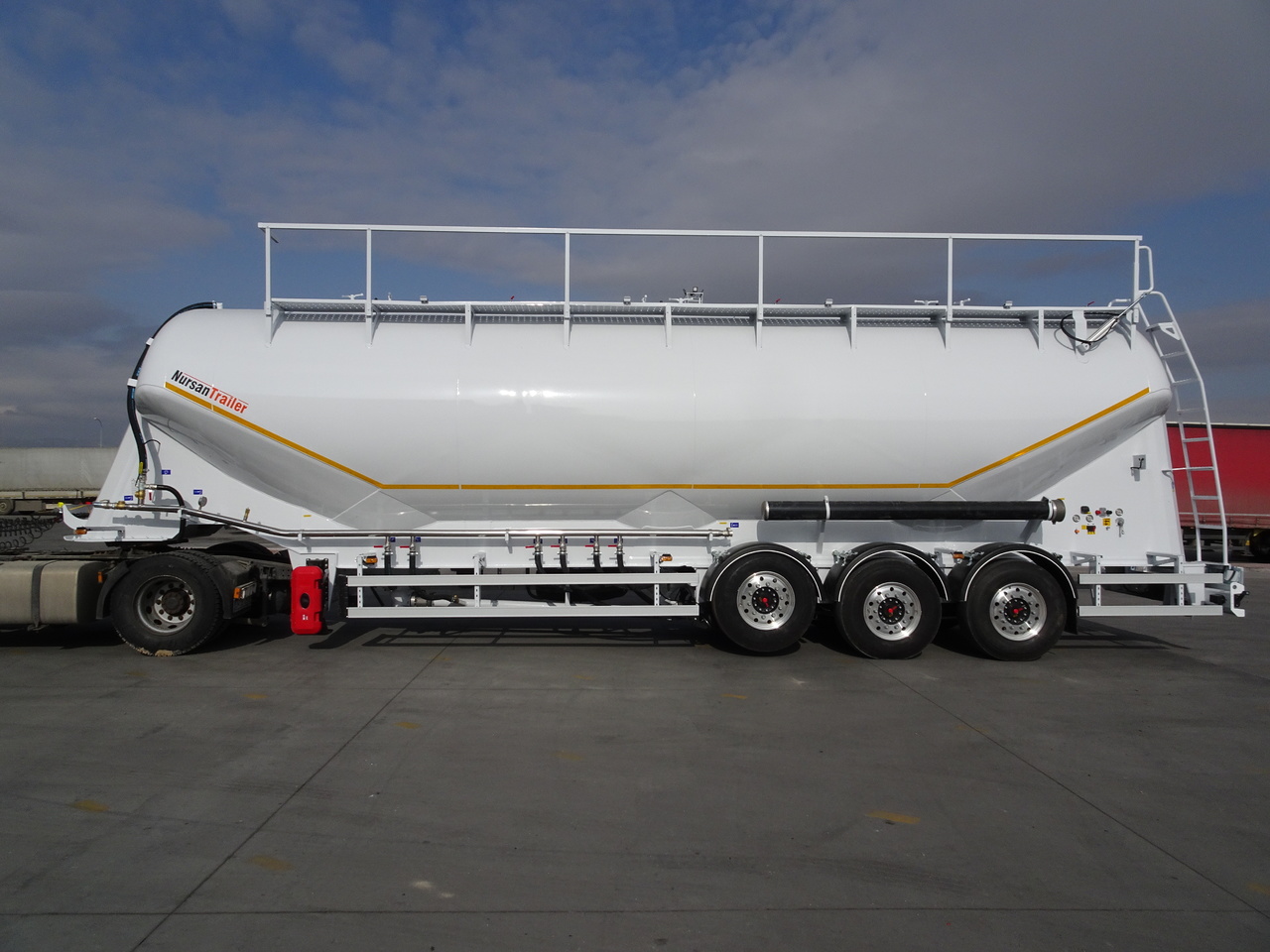 New Silo semi-trailer for transportation of silos NURSAN Aluminium W Type Silo: picture 10