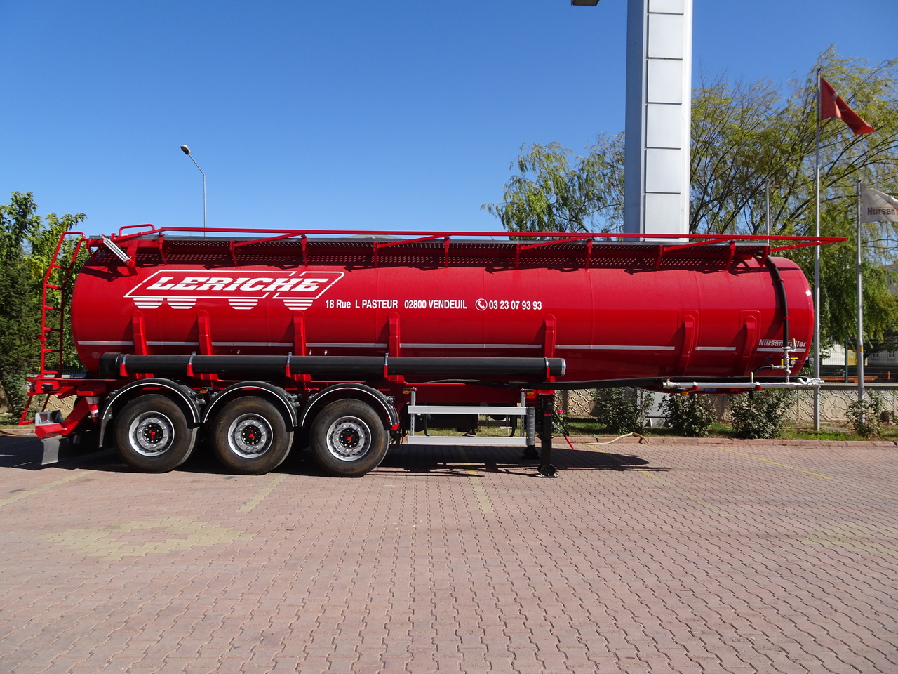 New Tank semi-trailer for transportation of chemicals NURSAN Slurry Tanker: picture 11