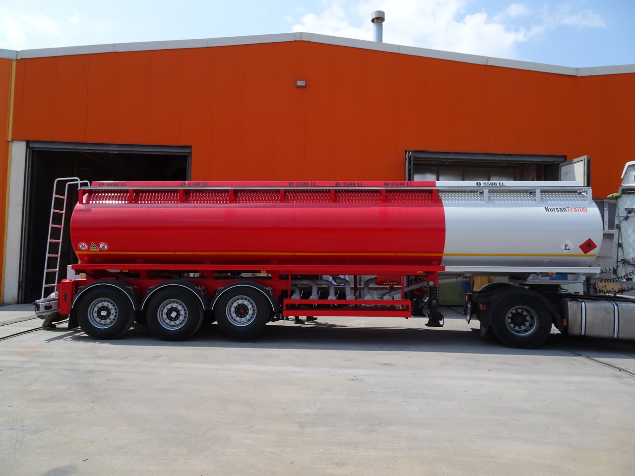 New Tank semi-trailer for transportation of fuel NURSAN Steel Fuel Tanker: picture 4