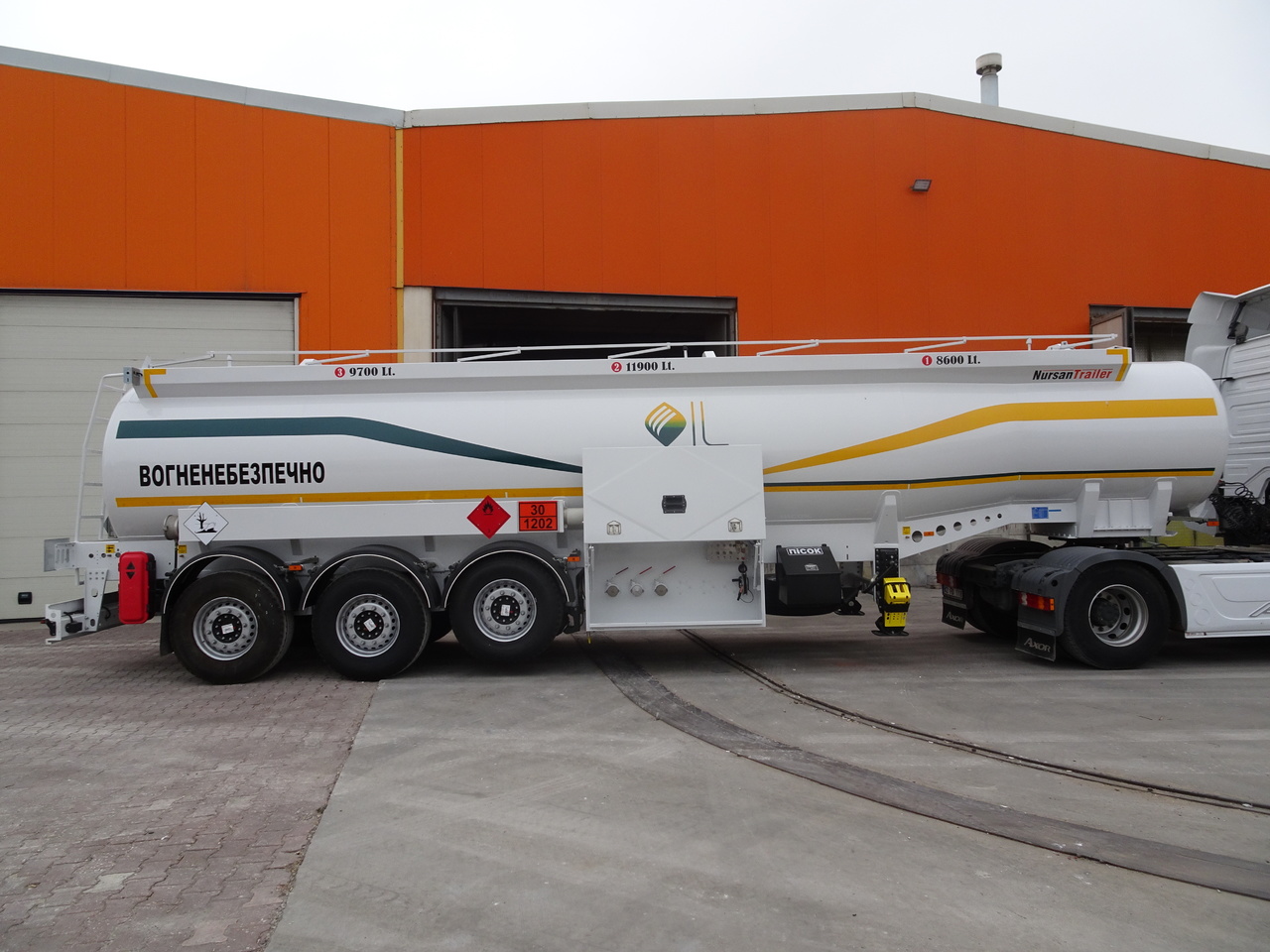 New Tank semi-trailer for transportation of fuel NURSAN Steel Fuel Tanker: picture 11