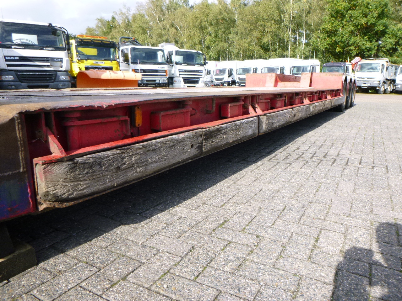 Low loader semi-trailer Nooteboom 3-axle lowbed trailer EURO-60-03 / 77 t: picture 12