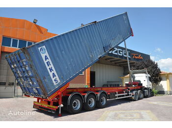 Container transporter/ Swap body semi-trailer for transportation of containers OZGUL 40 FT TIPPING CONTAINER CHASSIS: picture 1