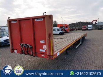 Dropside/ Flatbed semi-trailer ROBUSTE S3803W2E 5 mtr extendable,air: picture 1