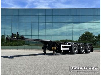 Container transporter/ Swap body semi-trailer Renders EURO 800 N MULTI CHASSIS 2x 20FT, 40FT, 45 FT SAF AXLES DISC BRAKES LIFT: picture 1