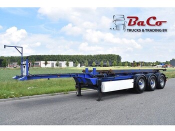 Container transporter/ Swap body semi-trailer Renders RSCC 12 27 VERTICAL TIPPER - BPW AXLES - 1 LIFT AXLE -: picture 1