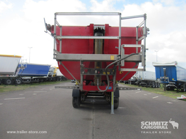 Tipper semi-trailer SCHMITZ Auflieger Kipper Stahlrundmulde 24m³: picture 8
