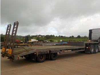 Low loader semi-trailer SDC Twin Axle Step Frame Low Loader Trailer, Ramps: picture 1