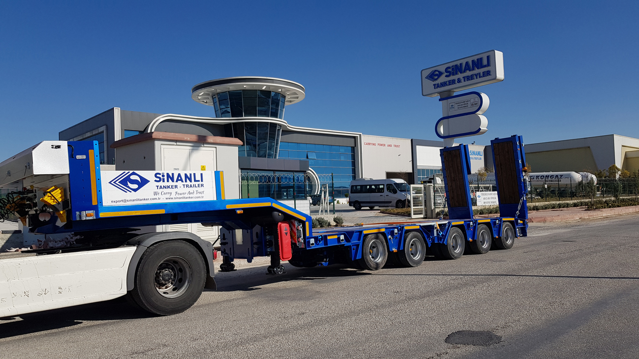 New Low loader semi-trailer for transportation of heavy machinery SINAN LOWBED SEMITRAILER: picture 4