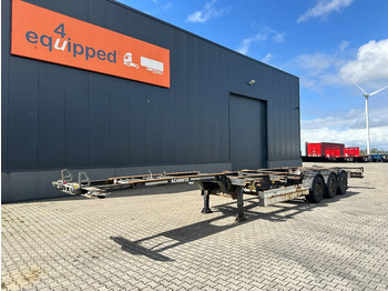 Schmitz Cargobull 45FT HC, Scheibebremsen, Liftachse, vorne + hinten + Stoßstange ausziehbar, NL-Chassis - Container transporter/ Swap body semi-trailer: picture 1