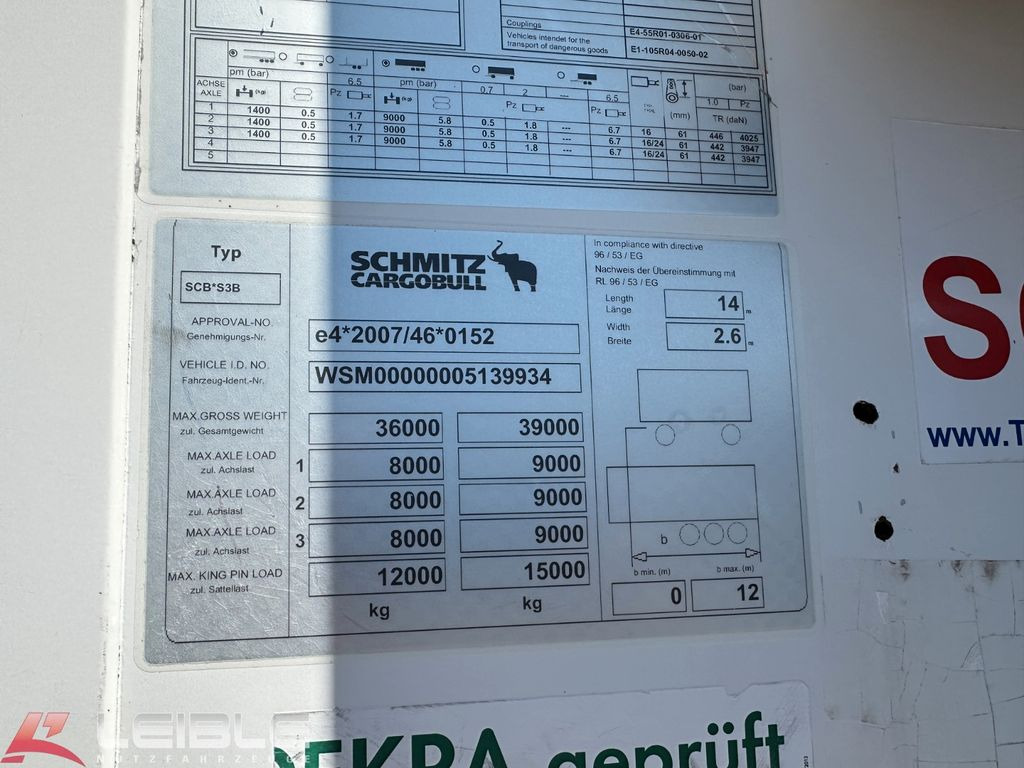 Refrigerator semi-trailer Schmitz Cargobull SKO24/L COOL*Doppelstock*2.997Std*Liftachse*: picture 14