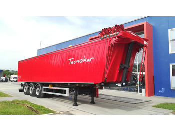 New Tipper semi-trailer for transportation of bulk materials TECNOKAR Talento Ev-1 - steel body - scrap metal - 56 m³: picture 1