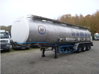 BSLT Chemical tank inox 34 m3 / 4 comp - Tank semi-trailer