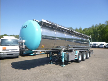 Tank semi-trailer Burg Food tank inox 26.8 m3 / 1 comp + pump