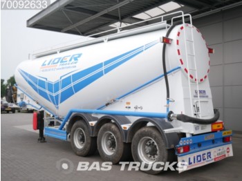 Lider 35m3 Cement Silo German Docs Liftachse C24 Compressor GENCom - Tank semi-trailer