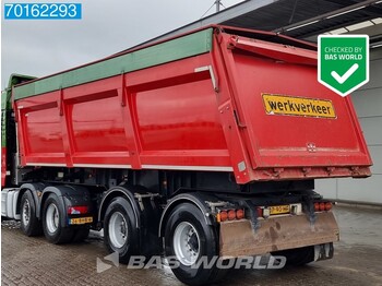 GS Meppel 45-3033-126 bl7 2 axles NL-Trailer 26m3 Multi-Kappen Lift+LenkAchse - Tipper semi-trailer