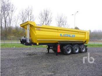 LIDER 25 M3 Tri/ A Half Pipe End Dump Tra - Tipper semi-trailer