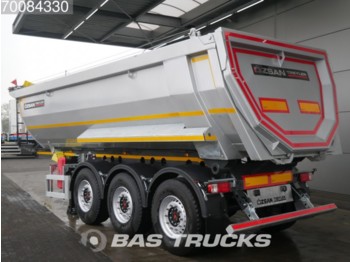 OZSAN 25m3 2x Liftachse - Tipper semi-trailer