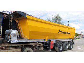 TIRSAN USED TIPPER TRAILER SUITABLE FOR REFURBISHMENT - Tipper semi-trailer