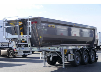 Zasław WYWROTKA 26 m3 / FABRYCZNIE NOWA / STALOWA / RYNNA WANNA HP / DO - Tipper semi-trailer