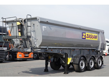 Zasław WYWROTKA 27 m3 / STALOWA / HP / RYNNA / 2017 rok - Tipper semi-trailer