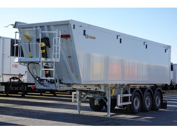 Zasław WYWROTKA / 45 M3 / FABRYCZNIE NOWA / OSIE SAF / OŚ PODNOSZONA / - Tipper semi-trailer