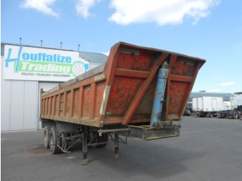 Tipper semi-trailer Trouillet benne/tipper - 8 roues/tyres: picture 1