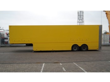 Van Eck 2 AXLE SPECIAL TRAILER WITH DOUBLE FLOOR AND IN HEIGHT AJUSTABLE CARGO LIFT - Semi-trailer