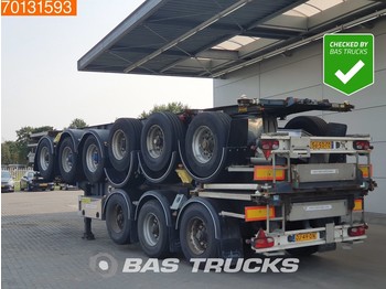 Container transporter/ Swap body semi-trailer Van Hool 3 axles ADR 1x 20 ft 1x30 ft Liftachse: picture 1
