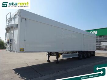 Walking floor semi-trailer Kraker CF Z 200ZL, 92m³, BPW Achsen, Zurrösen,Liftachse