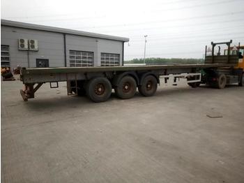 Dropside/ Flatbed semi-trailer Weightlifter Tri Axle Flat Bed Trailer: picture 1