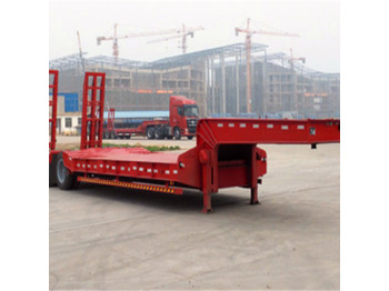 XCMG Official 3 Axle 18 Meter Long Truck Trailers 40Ft Low Bed Container Semi Trailer - Low loader semi-trailer: picture 5