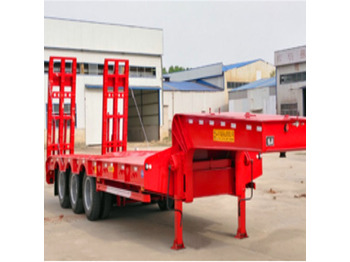 XCMG Official 3 Axle 18 Meter Long Truck Trailers 40Ft Low Bed Container Semi Trailer - Low loader semi-trailer: picture 2
