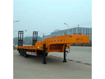 XCMG Official 3 Axle 18 Meter Long Truck Trailers 40Ft Low Bed Container Semi Trailer - Low loader semi-trailer: picture 3