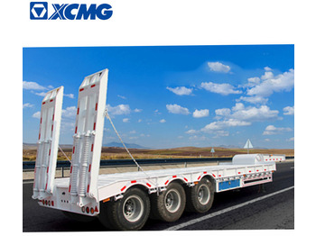 XCMG Official 3 Axle 18 Meter Long Truck Trailers 40Ft Low Bed Container Semi Trailer - Low loader semi-trailer: picture 1