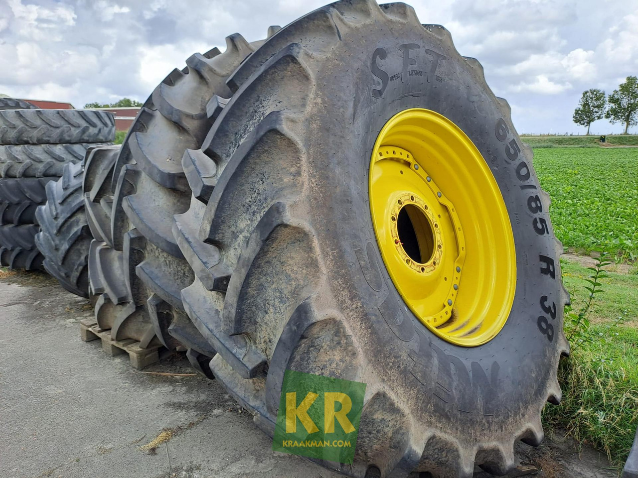 New Wheel and tire package for Agricultural machinery 650/85R38 Mitas SFT Mitas: picture 4