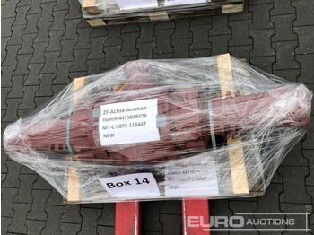  Axle to suit Amman, Hamm Roller MT/C 3075 106 - Axle and parts