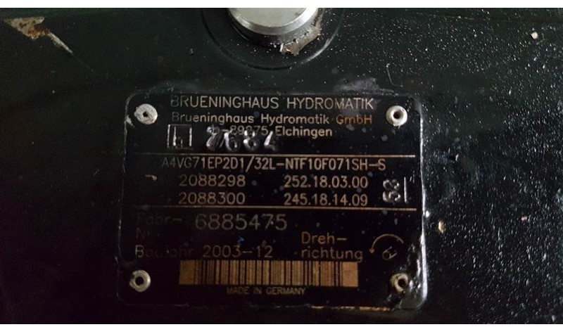 Hydraulics Brueninghaus Hydromatik A4VG71EP2D1/32L - Drive pump/Fahrpumpe/Rijpomp: picture 5