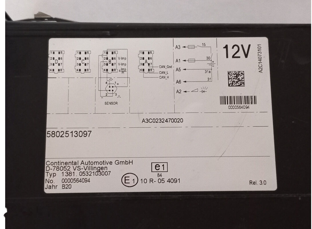 Tachograph for Truck DTCO 1381.0532103007 ver3.0   IVECO: picture 2