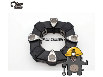 New Clutch and parts LR001D2140 Excavator engine hydraulic pump coupling shock absorber rubber: picture 3