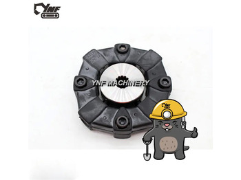 New Clutch and parts LR001D2140 Excavator engine hydraulic pump coupling shock absorber rubber: picture 2