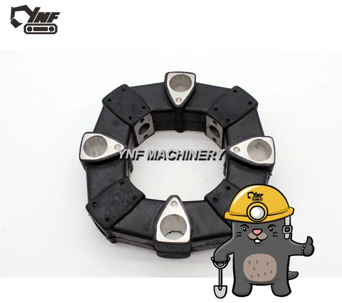 New Clutch and parts LR001D2140 Excavator engine hydraulic pump coupling shock absorber rubber: picture 3