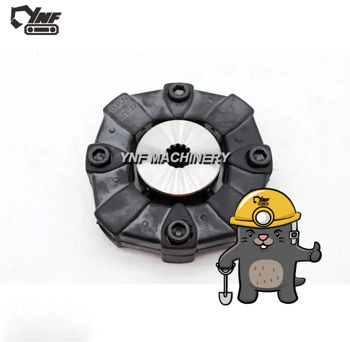 New Clutch and parts LR001D2140 Excavator engine hydraulic pump coupling shock absorber rubber: picture 2