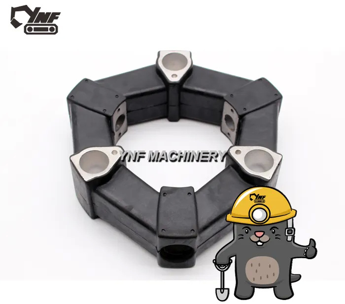 New Clutch and parts LR001D2140 Excavator engine hydraulic pump coupling shock absorber rubber: picture 5