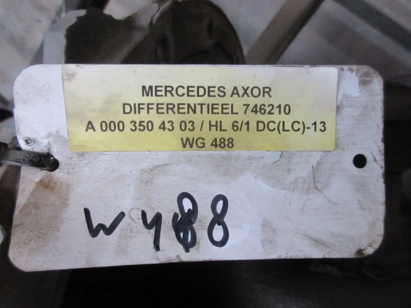 Differential gear for Truck Mercedes-Benz 746.210/HL6/ 1 DC (LC) 13 MERCEDES AXOR 1843 MP3 DIFFERENTIEEL 43:11 3,909: picture 7