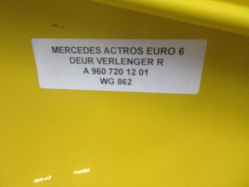 Cab and interior for Truck Mercedes-Benz ACTROS A 960 720 12 01 DEURVERLENGER RECHTS EURO 6: picture 2
