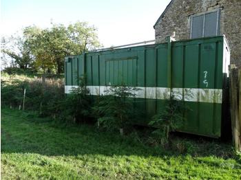 Construction container 18' Site Office Cabin with Steel Door, Security Shutters and Adjustable Jack Legs (Being Sold From Pictures, Contact Office For Collection Address Details, Postcode LE15 8RN): picture 1