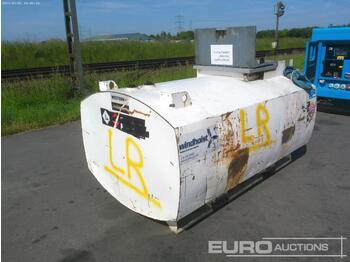 Storage tank 2000 Litre Static Bunded Fuel Bowser, 12V Pump: picture 1