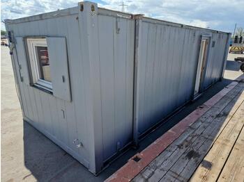 Construction container 32' x 10' Containerised Office, Kitchen, Double Toilet: picture 1