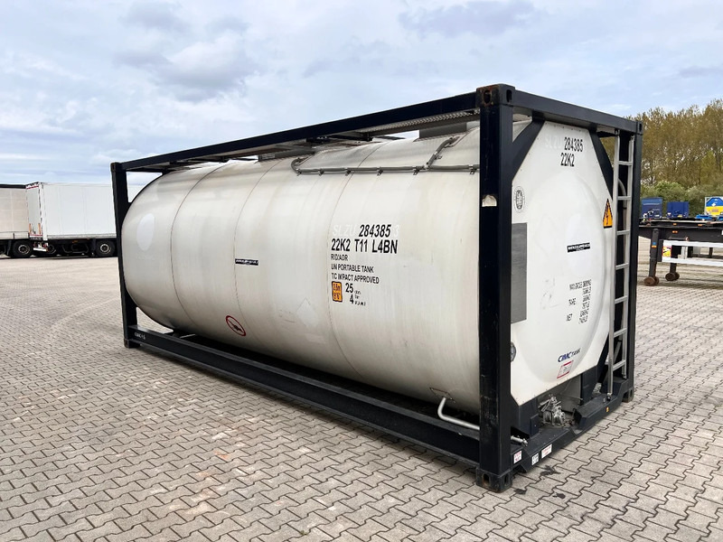 New Storage tank CIMC tankcontainers TOP: ONE WAY/NEW 20FT ISO tankcontainer, 25.000L/1-comp., L4BN, UN Portable, T11, steam heating, bottom discharge, more availabl: picture 7