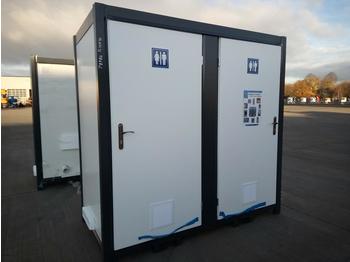Construction container Unused Portable Double Toilet, 110/230V: picture 1